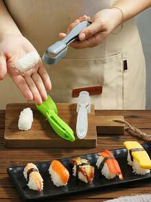 2pcs Easy To Hold Rice And Vegetable Roll And Sushi Molds,Ship Shaping Sushi Mold, Japan Sushi Maker Mold, Warship Sushi Rice And Vegetable Roll Molds,Hand Held Sushi Tools,Single Rice And Vegetable Roll Molds,Japanese Cooking Accessories - View 3