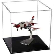Collectible Display Case, Modular Transparent Acrylic Box, Alternative To Glass Display Box, For Displaying Dolls, Home Storage And Toy Organization - Black - View 5