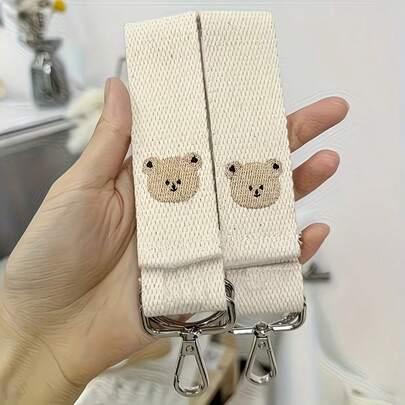 2 piezas Ganchos lindos de oso para cochecito de bebé, ganchos colgantes de almacenamiento para cochecito de bebé, accesorios universales para cochecito de niños, fácil de instalar