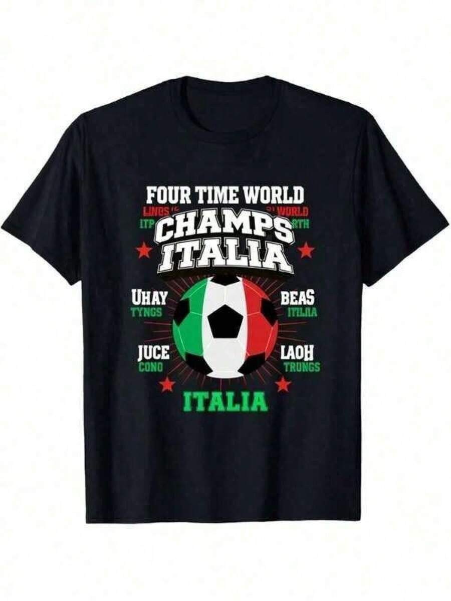 Camiseta Casual para Mujer, Camisa Elegante para DamasConjunto de camisetasdefanáticodelfútbolItaliano,campeóndelmundocuatroveces-CamisetacongráficodelabanderaItalianoparahombresymujeres,camisetaligerademangacortacondiseñodetrofeosde1934,1938,1950,1990y2006,ropadeportivacasualparaseguidoresdelaselecciónCamisas italianas para mujer, blusas casuales, serie de camisetas. Adecuado para uso casual diario. La tela es ligera y transpirable. Una elección perfecta para unas vacaciones lindas y elegantes. Adecuado tanto para celebraciones festivas como para uso diario. La combinación perfecta para la vida universitaria de estilo vintage y los atuendos cotidianos. Diseño atractivo, ajuste cómodo y ceñido. Diseño clásico, la tela es suave y agradable al tacto. Estilo mexicano. conjuntos casuales para mujer camisetas para mujer blusas casuales mujer playeras de hombre top blanco playeras oversize de mujer y2k blusas manga larga mujer camisa de mujer - Negro - Ver 1