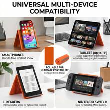Silicone Phone Stand, Desktop Tablet/Laptop Stand, Creative Foldable Transformable Slouchy Stand, Travel Accessory,Room Décor,Travel Essential - Multicolor - View 7