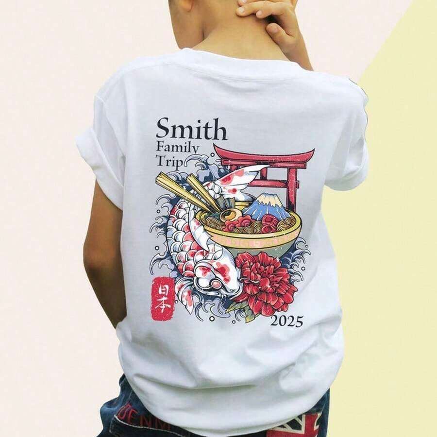 Camiseta juvenil personalizada para viaje familiar a Japón 2025, regalo de viaje con temática de anime.214220g Camiseta Activa para Mujer, 100% Algodón, que se adapta a tu estilo. Adecuada para todas las personas, ya sean mujeres o hombres. Tejido de alta calidad y duradero, adecuado para todas las estaciones, suave al tacto pero diseñado para durar. Camisetas transpirables para mujer, ideales para salidas de otoño, vacaciones o como disfraz de Halloween para mujer. |   Diseño exquisito |   Suelto y cómodo |   Fácil de combinar | - Blanco - Ver 1