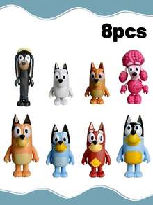 Broyi Theme Figure Set - Multi-Character Set Replicates Classic Animation Images With Detailed Engravings, High Color Reproduction Accuracy, Smooth And Hairless Material, Solid Construction. Suitable For Desktop Display And Scene Setup. - Multiple Styles - View 19