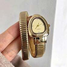 1 Piece Women's Watch Fashion Snake Bangle Watch Popular Girls' Quartz Watch Suitable For Daily Wear Birthday Gift Gift Idea - Multiple Styles - View 5
