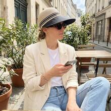 New Women's Wide Brim Foldable Sun Hat, Suitable For Summer Outdoor Activities, Beach, Travel And Golf - Multicolor - View 4