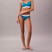 Calvin Klein Calvinklein Icon Cotton Modal Lightly Lined Bralette QF8504 - Teal Breeze - 查看 3