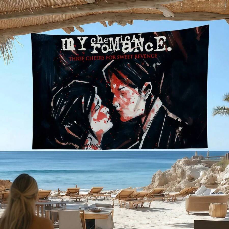 Rock Band My C-Chemical R-Romance Flag For Decoration Outdoor Picnic Hanging Home Camping Party Banner - 1 - View 1