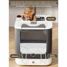 Large Foldable Cat Litter Box With Integrated Disinfection System And Activated Carbon Filter. Ideal For Small Spaces In Apartments And Modern Homes. Easy To Assemble And Store Without Tools Thanks To Its Smart Space-Saving Design Offers Maximum Hygiene With Every Use. Comfortable And Mess-Free Experience For Your Pet With Wide Side Access And Non-Slip Base For Greater - Apricot - View 7