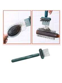1/2 Stücke Kammreinigungsbürste, Luftpolster- & Borsten-Reinigungskralle, wiederverwendbarer Rollenkamm-Reiniger, Haarstyling-Werkzeug, Badezimmer, Zuhause, Haushaltsartikel - Verschiedenfarbig - Übersicht 3