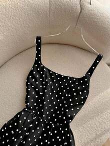 Vestido maxi con tirantes finos con forma de corazón romántico para vacaciones en la playa para mujeres - Multicolor - Ver 8