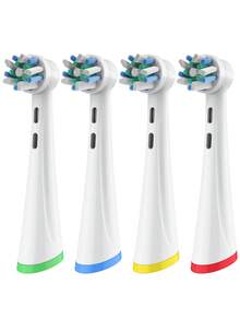 4 8 12 入裝適用於 OralB IO 電動牙刷替換刷頭，專業多角度刷毛牙刷頭替換裝，適用於 OralB IO (2/3/4/5/6/7/7G/8/9/10) 電動牙刷 - 查看 11