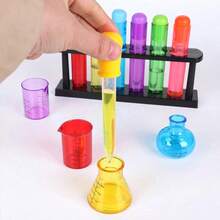 Juego de tazas medidoras mini - Herramienta de aprendizaje de percepción de color, kit de experimentos científicos DIY, kit de experimentos de ciencia de percepción de color - Educativo, adecuado para experimentos simulados y ayudas de enseñanza en el aula de ciencias (accesorios enviados al azar) - sistema de tazas medidoras - Ver 1