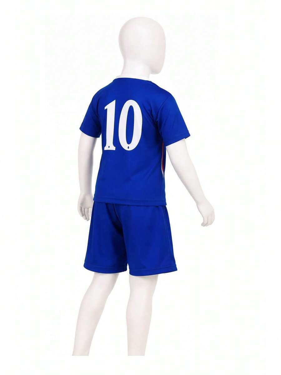 Kit Conjunto Futebol Infantil Jogo Time Europa CH3LSEA - Chelsea-Azul - Visão 1