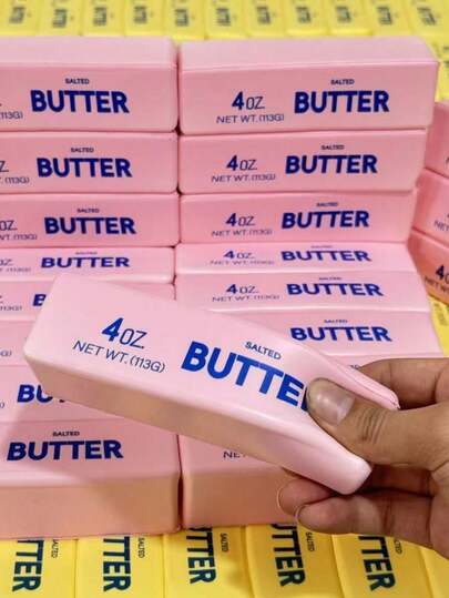 High-Quality Butter Scented Slow Rebound Stress Relief Squeeze Toy, Interesting Sensory Toy, Hand And Desktop Stress Relief Toy, Soft And Squishy, Suitable For Relieving Anxiety, Office Relaxation And Home Decor, Best Gift For Family And Friends (Random Color)