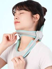 1pc Adjustable Neck Support Collar, Adult Neck Brace For Low Head Prevention, Home/Office Neck Traction Device, Comfortable Breathable To Relieve Fatigue, Suitable For Daily Office, Home Rest, Low Head Prevention, Long-Distance Driving, Neck Discomfort Relief - Adjustable Neck Support - View 5