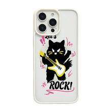 マグネット式黄ばみ防止 | 高級感あふれる2in1アクリルマグネット式スマホケース！スタイリッシュで手触りも良く、実用的な保護機能とマグネット式・耐衝撃設計を融合させた、高級感あふれるケースです。 黒猫ギターロックレッツロックケース  11  17e 手机壳  17e 手机壳 家族、恋人、友人、そして子供たちへのプレゼントに最適です。  11 Pro/11 Pro Max/Apple  Air/15 Plus/16 Plus/12/12 Pro Max/16 Pro Max/12 Pro/15 Pro Max/ 13 pro/14 Pro Max/17 Pro/13/17e/13 Pro Max/16 Pro/14 Pro/16/14 Plus/17 Pro Max/16e/15 Pro/15/14/17 - グレー - チェックする 2