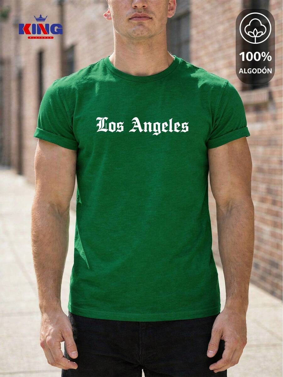 King T-shirt Men T-Shirts - Teal Blue - View 1