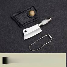 Color Wood Handle Straight Mini Utility Cutter, Portable Keychain Pendant For Parcel Unboxing And Daily Craft Cutting - White Copper: Pink Handle Kitchen Knife - View 4