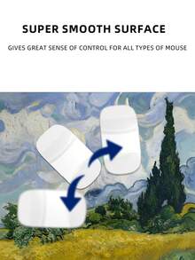 Large Gaming Mouse Pad, Suitable For Gaming, Home Office, Computer Keyboard And Laptop Desk, With Anti-Slip Rubber Edges And Decorative Stitching - View 7