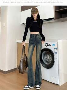 Women Jeans - Cement Ash - View 6