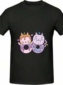 100% Pure Cotton T-Shirt - 黑色 12 - 查看 11