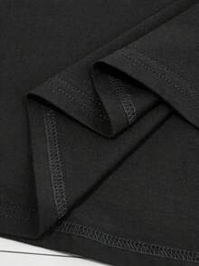 Camiseta de mujer para primavera y verano - Negro - Ver 7