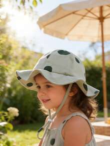 0-12 Years Old Baby & Kids UPF 50+ Sun Protection Wide Brim Adjustable Beach Hat, Summer Essential For Boys And Girls - Multicolor - View 3