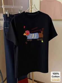 Women T-Shirts - Black - View 2