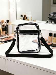 Bộ 3 túi đựng mỹ phẩm họa tiết da báo, túi trang điểm, túi đựng đồ vệ sinh cá nhân, túi đựng đồ du lịch, túi trang điểm dung tích lớn, túi trang điểm nữ, túi đựng mỹ phẩm, đồ dùng cần thiết khi đi du lịch, túi đựng đồ vệ sinh cá nhân unisex. - trong suốt - Xem 3