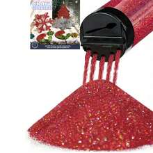 120ml/2.85oz Brillo ultrarrefinado holográfico, escamas de brillo de resina de 1/128" para manualidades, slime, arte de uñas, pintura, decoración navideña, tazas, joyería, scrapbooking, tarjetas de boda, disponible en 1 botella, 2 botellas o 4 botellas, cada botella contiene 120ml/80g - Burdeos - Ver 8