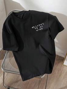 Women's T-Shirt For Spring And Summer - Hitam - View 2