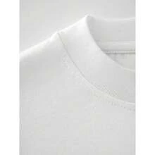 Camiseta de Fútbol para Hombre en Tallas Europeas con Lema de Espíritu Deportivo y Estampado de Fútbol - Camiseta Transpirable de Corte Holgado Adecuada para Aficionados al Fútbol y Entrenamientos - Blanco - Ver 3