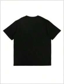 ropa de mujer  Camiseta Religiosa Católica para Mujer - Sagrado Corazón de Jesús con Aureola Dorada y Símbolo de Cruz - Manga Corta Cuello Redondo Casual (, Gris, Blanco, Rojo Oscuro) - Ropa de Fe para Iglesia, Oración, Atuendo Casual  camisas de mujer - Negro - Ver 2