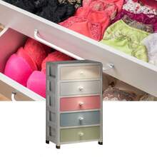 Yosoo Health Gear Gabinete de Almacenamiento de Cajones Múltiples para Costura Organizador de Plástico PP para Baño Cocina y Dormitorio Color Macarrón - 712 - Ver 5