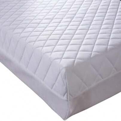 Fiber Thick Toddler Cot Mattress Anti Allergenic Removable Cover Firm Support