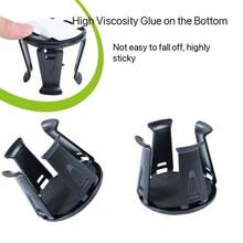 Soporte para taza de coche 2026 actualizado con brazo de sujeción autoadaptable, adaptador necesario para portavasos de coche para fijar tazas de agua y bebidas, soporte de bebida multifuncional para coche aplicable a portavasos de plástico de 64,5 mm * 74 mm, se puede instalar en el salpicadero o en los portavasos del coche, simplemente coloque la taza o la bebida, el brazo de sujeción se retraerá para fijar la taza, adecuado para tazas de menos de 2,69 pulgadas de diámetro - Varios estilos - Ver 2
