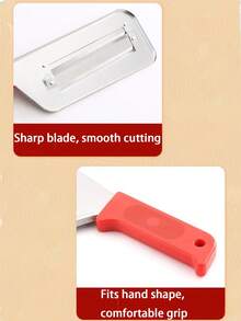 1pc Double-Edge Vegetable Knife, Slicer, Cabbage Shredder, Peeler, Small Kitchen Tool, Fruit And Vegetable Cutter, Practical And Durable Kitchen Tool, Essential Kitchen Accessory - Multicolor - View 7