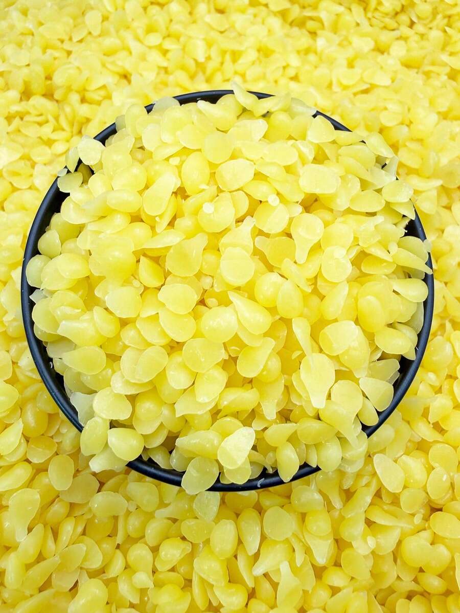 1kg 黄/白蜂蜡颗粒蜡烛蜡，DIY 蜡烛制作，家居装饰香薰蜡烛制作用品，圣诞节、情人节、返校季、母亲节礼物 - 彩色 - 查看 1
