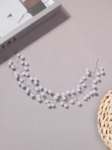 1 chiếc băng đô cài tóc đính pha lê thủ công thanh lịch dành cho nữ, thích hợp cho đám cưới, tiệc tùng và làm quà tặng. - 63078 - Xem 2