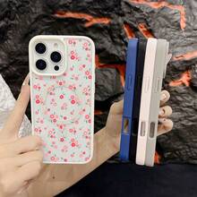 マグネット式黄ばみ防止 | 高級感あふれる2in1アクリルマグネット式スマホケース！スタイリッシュで手触りも良く、実用的な保護機能とマグネット式・耐衝撃設計を融合させた、高級感あふれるケースです。 小花柄赤い花緑の葉ケース  11  17e 手机壳  17e 手机壳 家族、恋人、友人、そして子供たちへのプレゼントに最適です。  17 Pro/13/ 13 pro/15 Pro/14 Pro Max/13 Pro Max/12/14 Plus/17e/16 Plus/14 Pro/Apple  Air/16 Pro Max/11 Pro Max/16e/15 Plus/15/14/15 Pro Max/12 Pro/16 Pro/12 Pro Max/16/11 Pro/17 Pro Max/17 - ブルー - チェックする 4