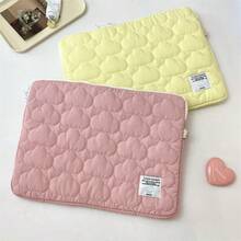 Korean Style Cloud-Shaped Soft Padded Laptop Sleeve/Tablet Case For 11/13/15 Inch, Minimalist Fresh Notebook Inner Bag - Rectangle - View 4