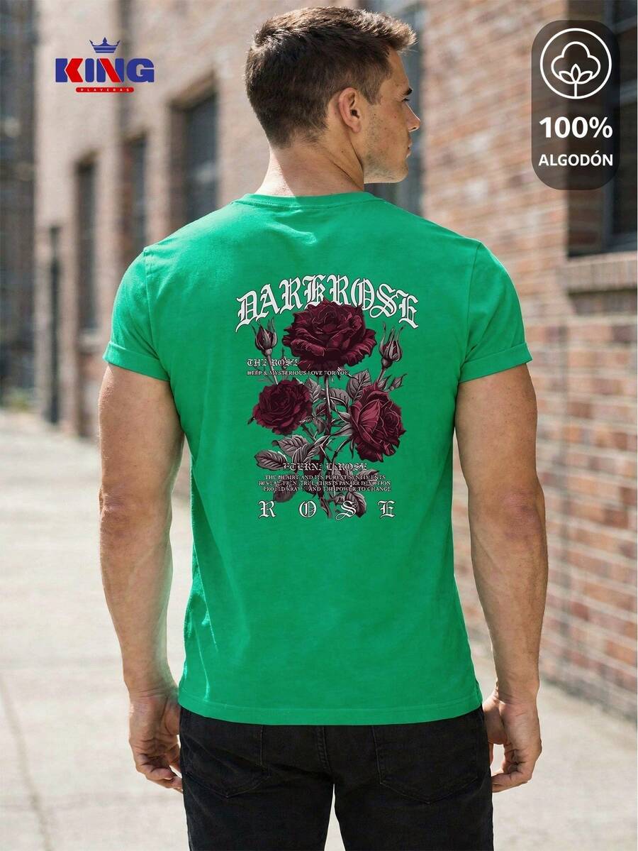 King T-shirt Men T-Shirts - Green - View 1