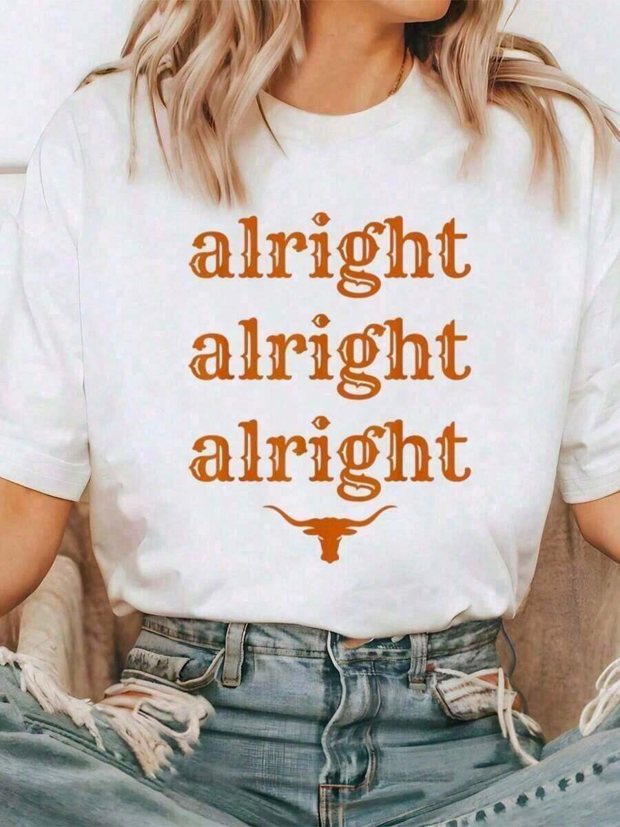 Camisetas De Mujer AlgodóN Camisetas Unisex Casuales Y Bonitas De Primera Calidad, Camisetas Unisex Bonitas Y Casuales, Tela De Primera Calidad, Camiseta Texas State USA Texas Longhorn, Camiseta Casual De Manga Corta Y Cuello Redondo Para Verano Y Primavera, Ropa De Mujer, Camisetas Casuales De Manga Corta Para Hombre Y Mujer - Blanco - Ver 1