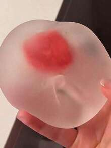 1pc Strawberry Mochi Shaped Squishy Toy, High Elasticity Handheld Stress Relief Squeeze Gadget For Adult Relaxation, Festival Birthday Party Gifting And Daily Leisure, Non Edible Decorative Stress Relief Toy - 彩色 - 查看 4