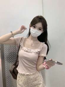 Women Tops - Pink - View 8