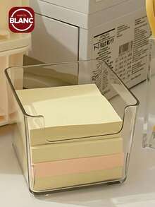 1pc Transparent Drawer Storage Box, Used For Desktop Organization - Used For Small Compartment Storage Box - Stackable, Mix And Match - Used For Classification And Back To School Box School Supplies - A - View 6