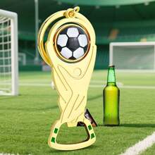 Hot-Selling 2026 World Cup Merchandise For USA, Canada, Mexico, World Cup Trophy Keychain Bottle Opener, Football Fan Commemorative Souvenir, Exquisite Gift For Friends - Multicolor - View 5
