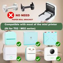 Aesthetic Multi-Color Translucent Thermal Paper (57mm) - Pastel Color On Clear Sticker Rolls For Mini Pocket Printers - Shiny Self-Adhesive Film For DIY Journals & Photos - View 4