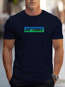Nueva Camiseta Deportiva Casual para Hombre - Color azul marino - Ver 1