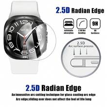 适用于三星 Galaxy Watch 8/7/6/5 44mm/40mm/Ultra 47mm 的 3/5 片装钢化玻璃屏幕保护膜,9H 硬度防刮,超薄贴合,触控灵敏,高清透明 - 適用於 Galaxy Watch 7/8 Ultra - 查看 7